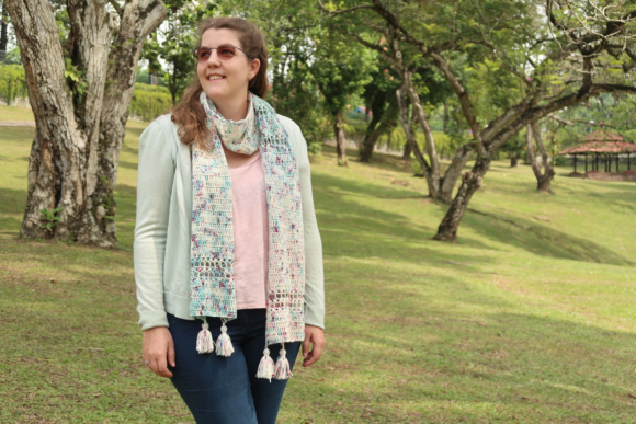 Cherry Blossom Scarf: Your Next Favorite Crochet Pattern