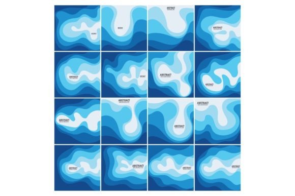 Dynamic Blue: Mastering the Abstract Wave Design