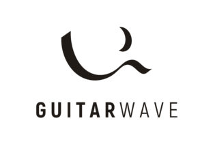 Guitar Sea Wave and Crescent Moon Logo: A Visual Symphony for Your Brand