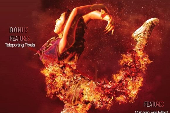 Ifrit Photoshop Action: Creating Real Fire Magma Effects