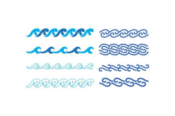 The Fluid Motion of a Water and Wave Icon Business Logo