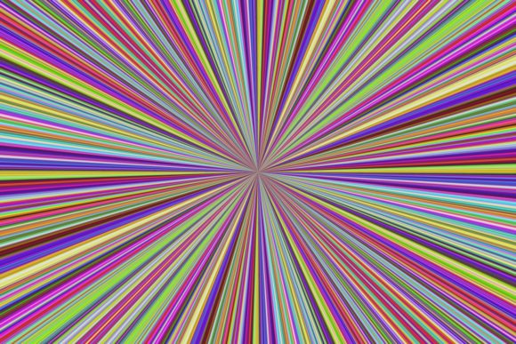 Unlock Creative Energy: The Multicolored Ray Burst Background