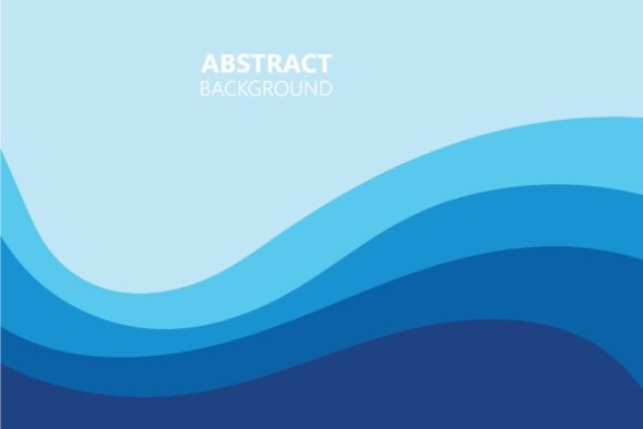 Wave Blue Water Wallpaper Background: Dynamic Digital Design